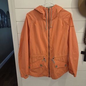Columbia Men's Vibrant Orange Raincoat